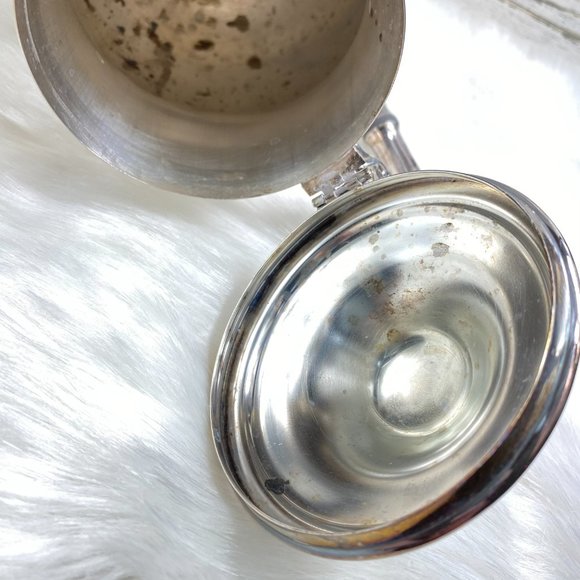 Vintage WM Rogers Silver-Plate Coffee Pot Pitcher - Picture 11 of 13